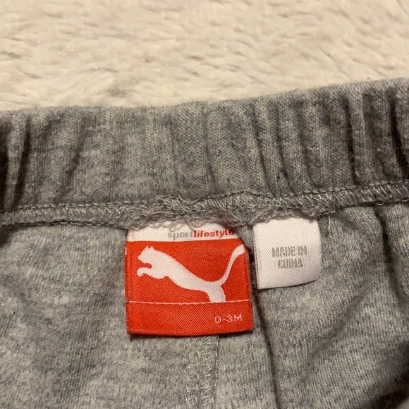 (3for $10) puma grey sweats - Picture 2 of 3